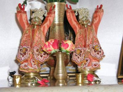 Sri Sri Gaura-Nitai on the Anniversary Day in 2011